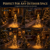 Christmas Bell CascadeSolar Yard Light