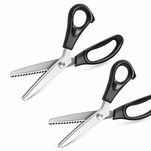 🔥50% OFF StainlessSteel Pinking Shears -Sharp Zig Zag FabricScissors