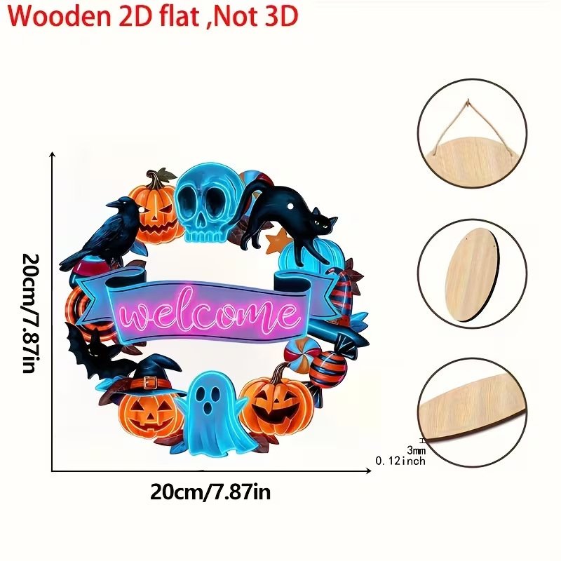 Halloween Wooden Doorplates