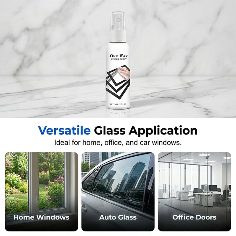 🪟 Half-Price Offer on Reflective Window Spray | One-Way Mirror Effect for Home & Car
