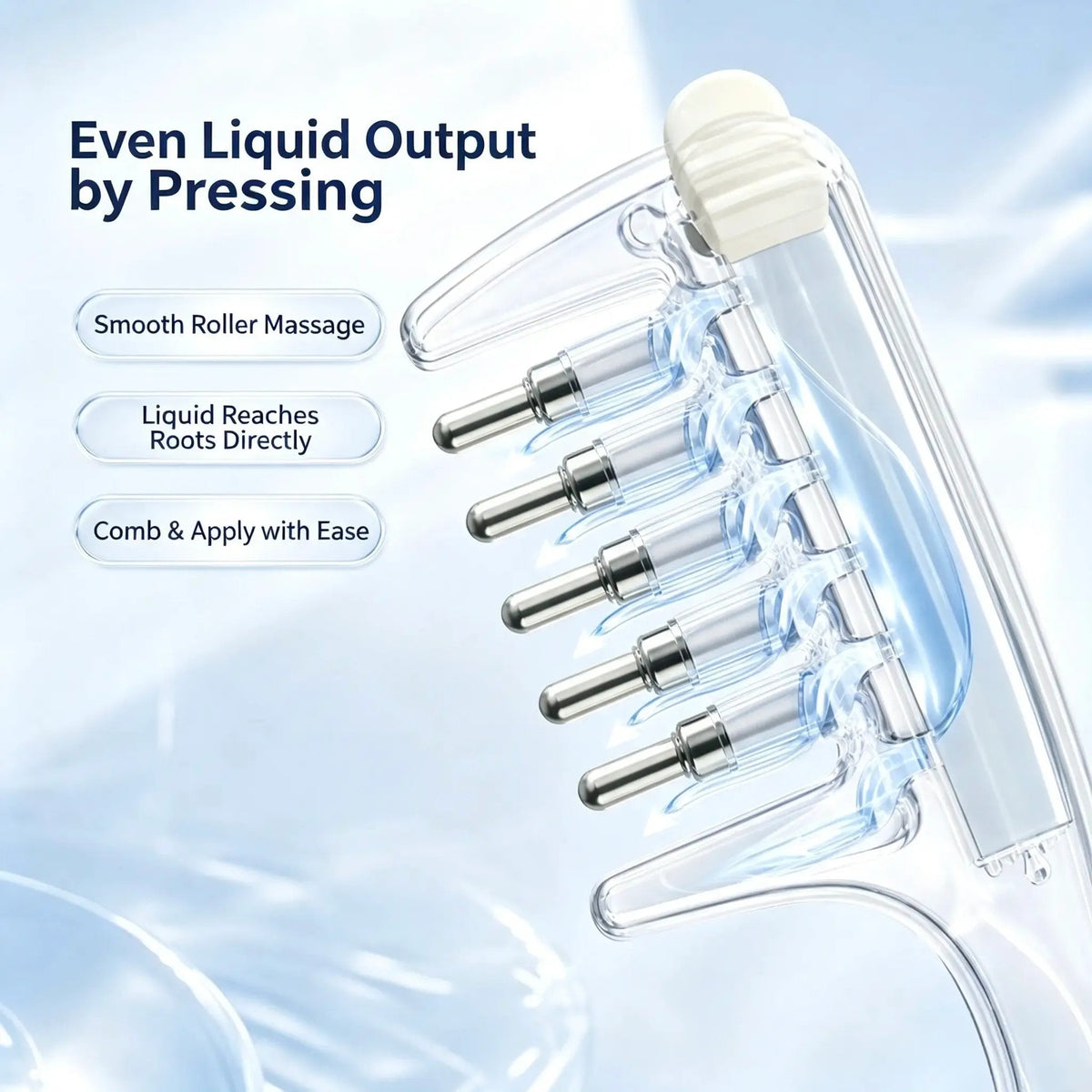 Refillable Scalp Oil Applicator Comb
