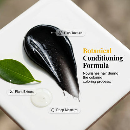 🌿 Plant-Based Comb-In Hair Dye – Easy, Gray Coverage, Nourishing Formula ✨