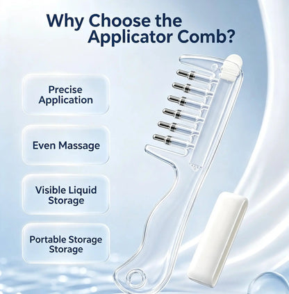 Refillable Scalp Oil Applicator Comb