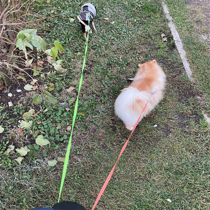 Dual Dog Retractable Leash -360° Tangle-Free withSeparate Controls