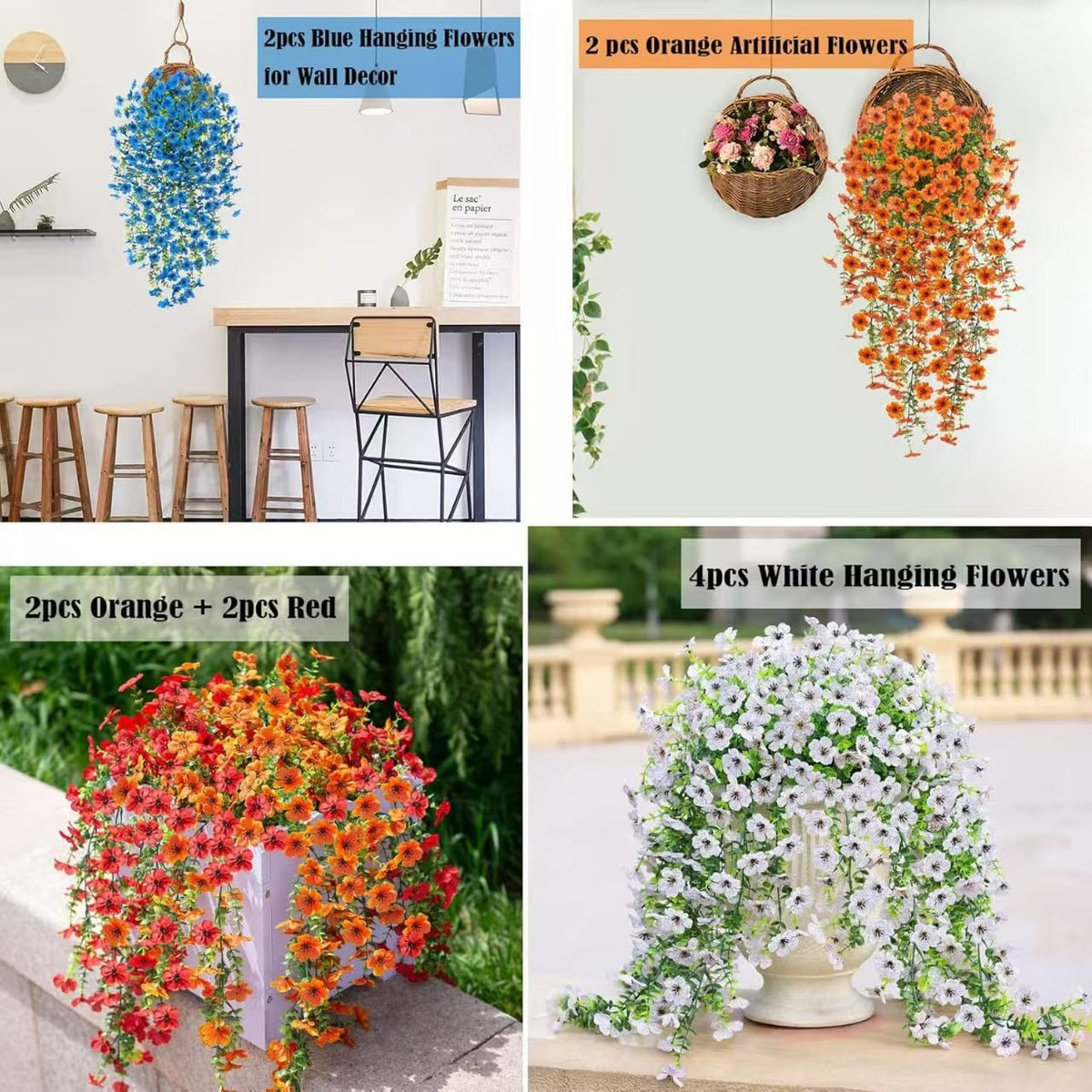 🔥 Last Day 49% OFF 🌸 UV Resistant Artificial Violet Flowers– UV resistant,   Waterproof, Windproof