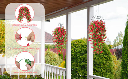 🔥 Last Day 49% OFF 🌸 UV Resistant Artificial Violet Flowers– UV resistant,   Waterproof, Windproof