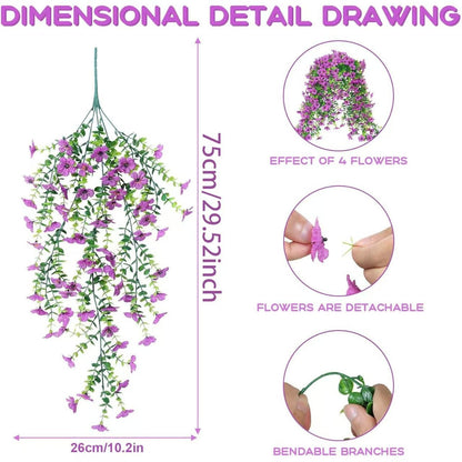 🔥 Last Day 49% OFF 🌸 UV Resistant Artificial Violet Flowers– UV resistant,   Waterproof, Windproof
