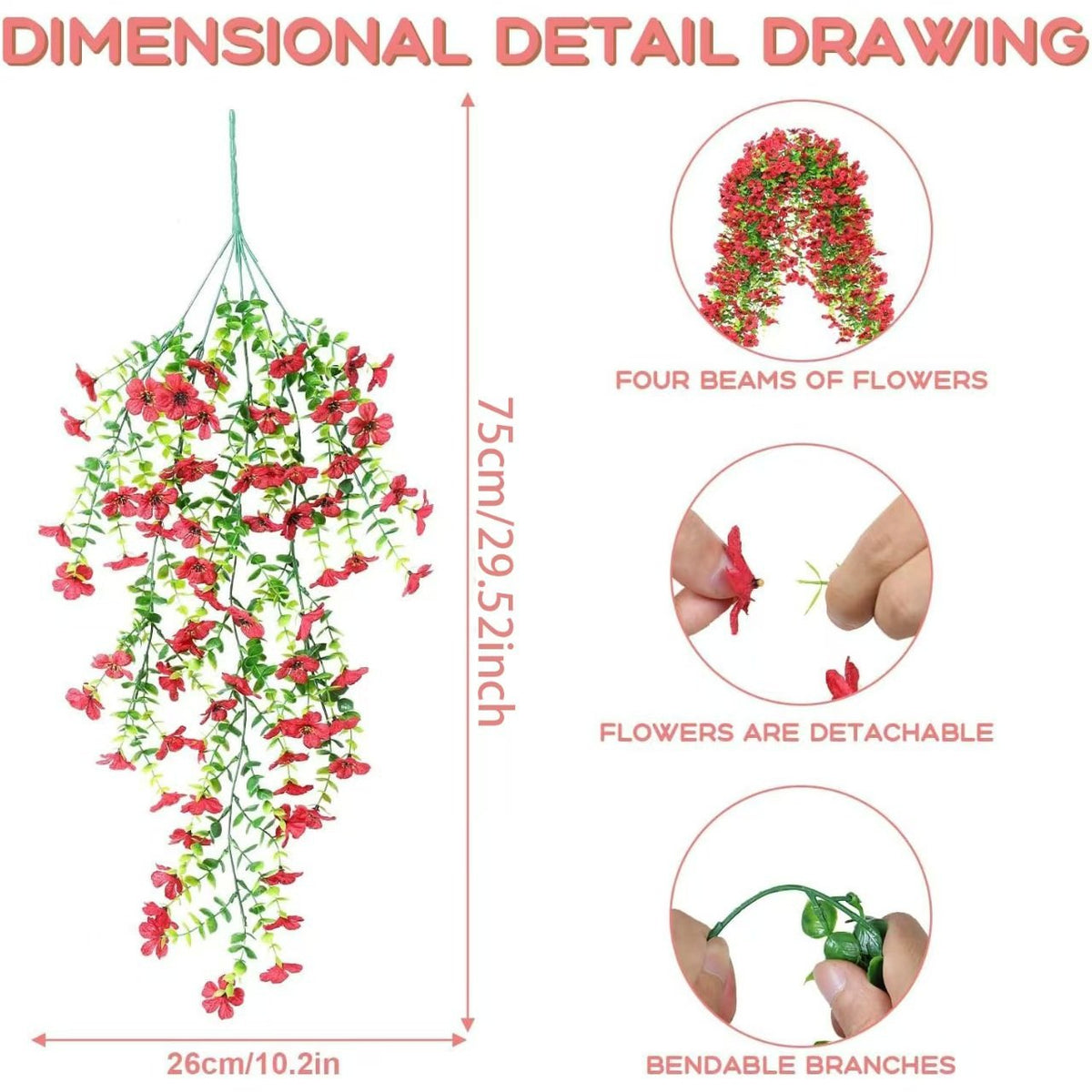 🔥 Last Day 49% OFF 🌸 UV Resistant Artificial Violet Flowers– UV resistant,   Waterproof, Windproof
