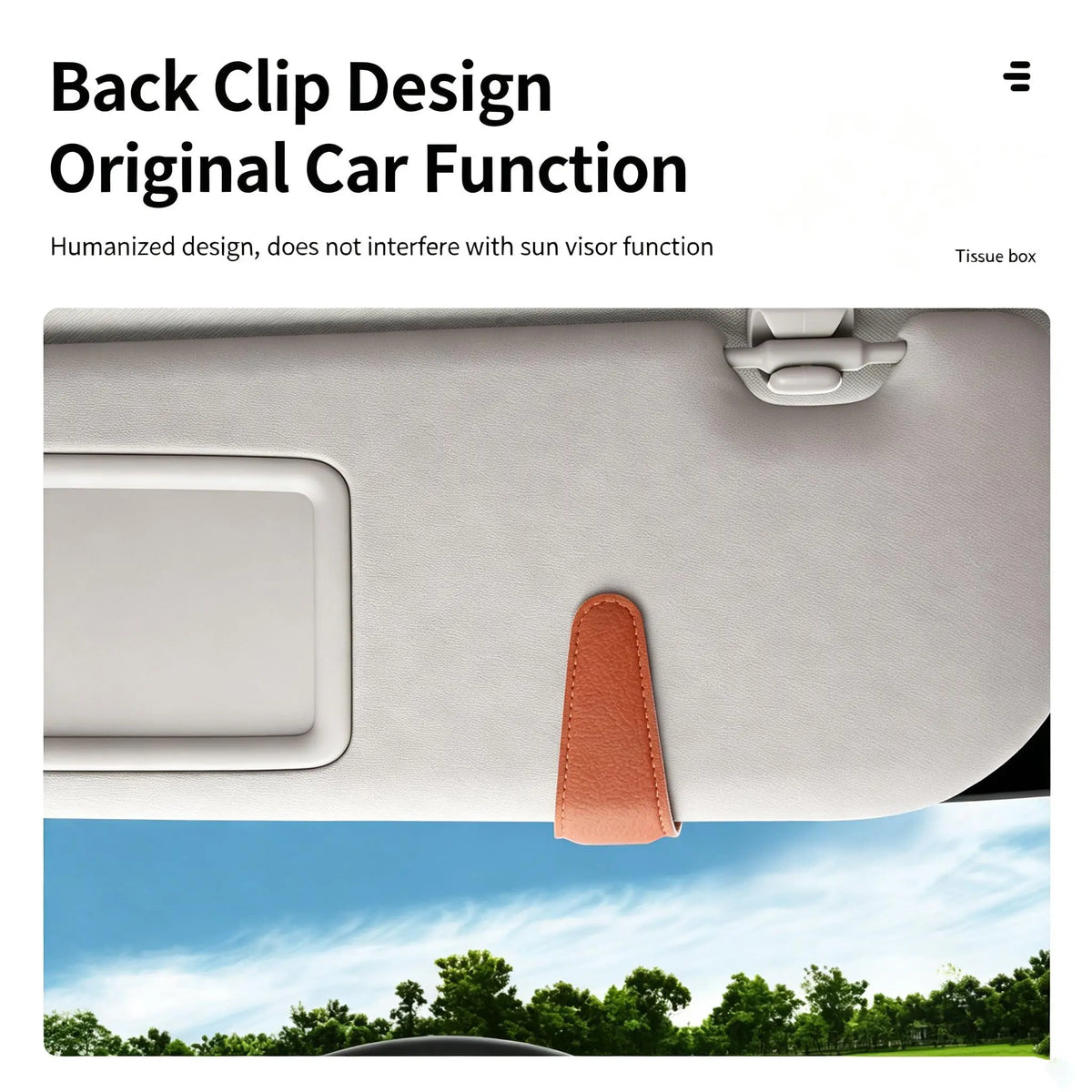 🔥50% OFF⏰Magnetic Car Visor Sunglasses Holder & Card Clip