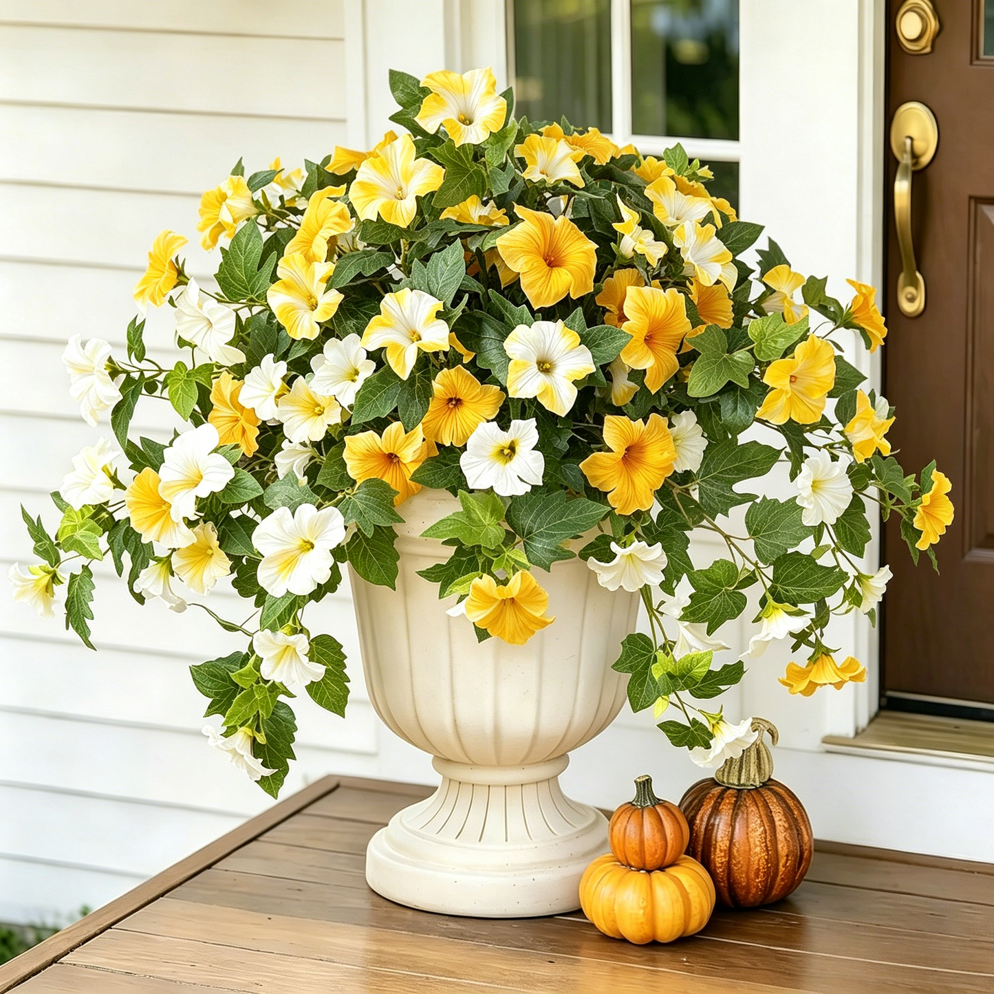 🔥Last Day 70% OFF🔥UV Resistant Faux Petunia Flowers – Fade-Proof Outdoor Floral Decor