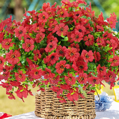 Upgraded High-grade Material Rainproof Lifelike Artificial Flowers With UV-Shield Coating