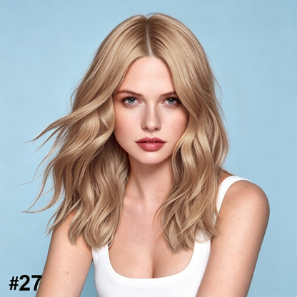 💯Seamless Injected Hand-Tied Invisible Tape In Hair Extension -- 100% VIRGIN HUMAN HAIR(10 Pieces )