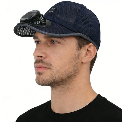 🧢2026 Pro Outdoor Cooling Cap: Dual Power Supply Fan Cap
