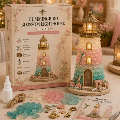 ✨Light‑Up Christmas Character Lighthouse | Complete DIY Craft Kit For Holiday Decor.