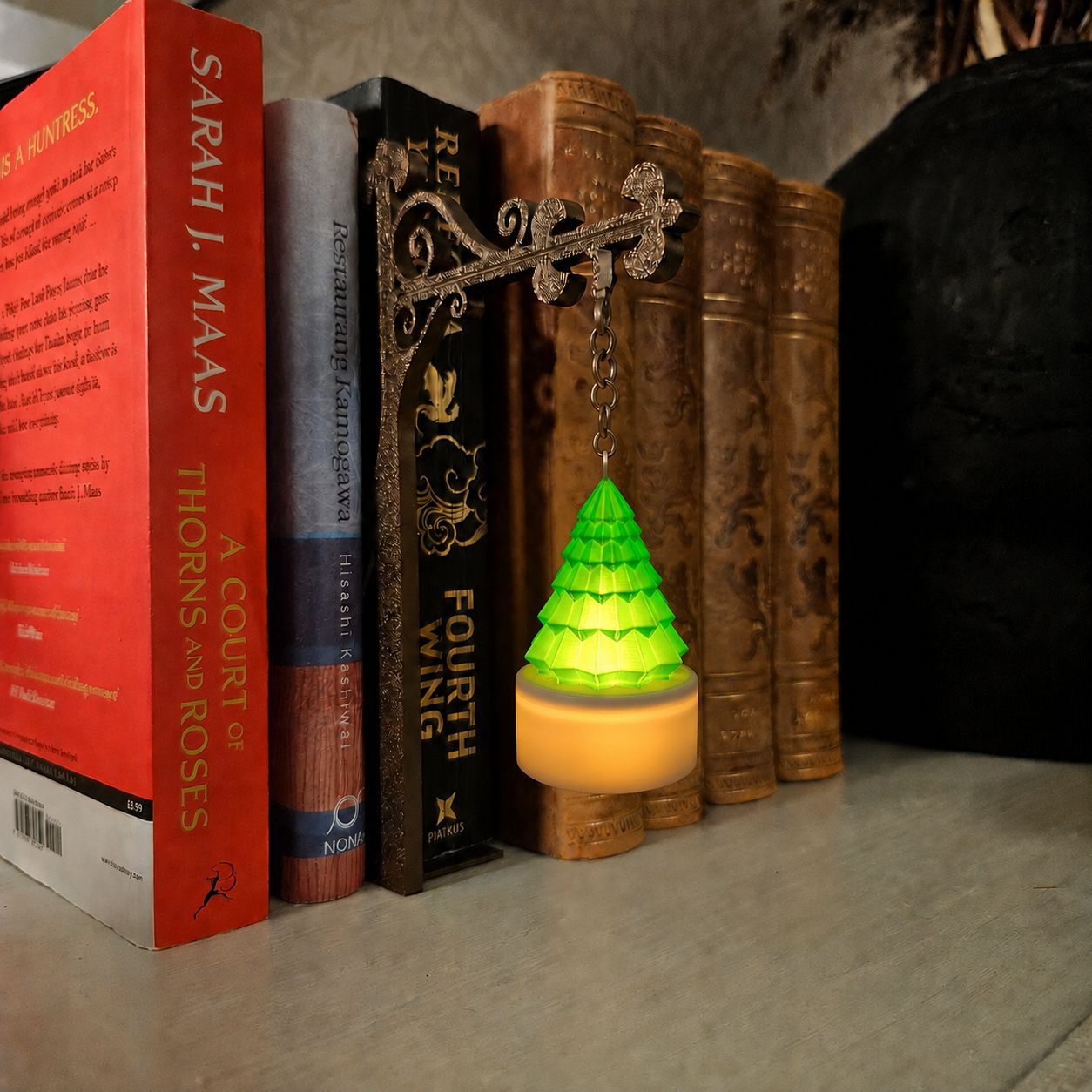 Library Lantern-Decorative Bookshelf Lighting