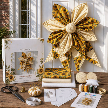Large Patchwork Bow Sewing Kit (Beginner-Friendly)