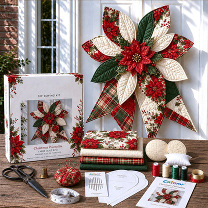 Large Patchwork Bow Sewing Kit (Beginner-Friendly)