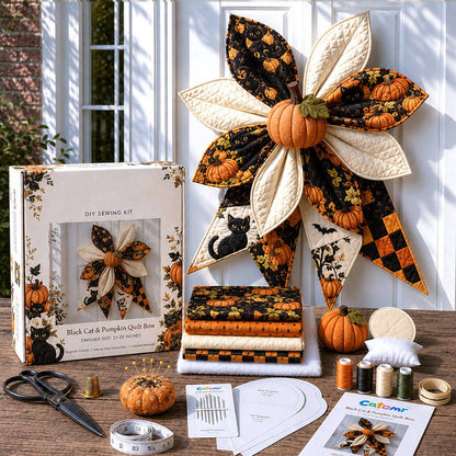 Large Patchwork Bow Sewing Kit (Beginner-Friendly)