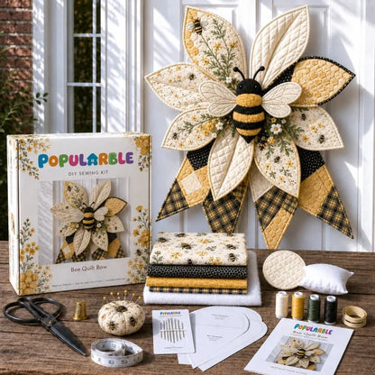 Large Patchwork Bow Sewing Kit (Beginner-Friendly)