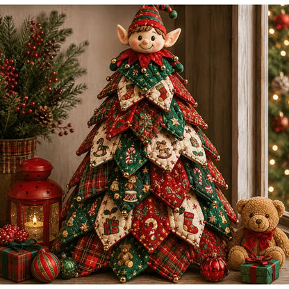 DIY Quilted Santa Christmas Tree Kit