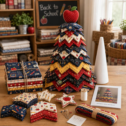 DIY Quilted Santa Christmas Tree Kit