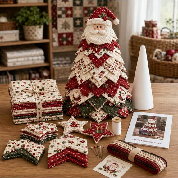 DIY Quilted Santa Christmas Tree Kit