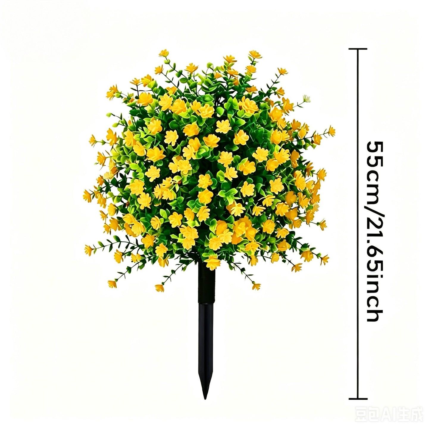Artificial Potted Trees With Ground Stakes