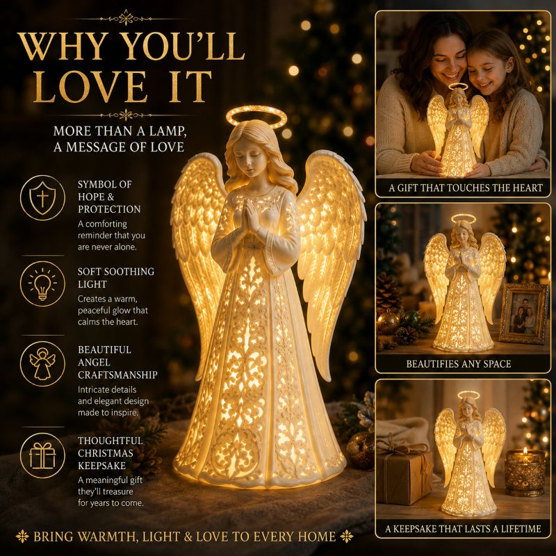 50% OFF✨Angel Christmas Guardian Light – A Symbol of Hope, Love & Protection