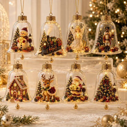🔥Limited time 48% OFF -✨🎄 Glowing Christmas Story Ornament – Light-Up Mini Holiday Scene