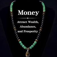 Green aventurine with teardrop shape