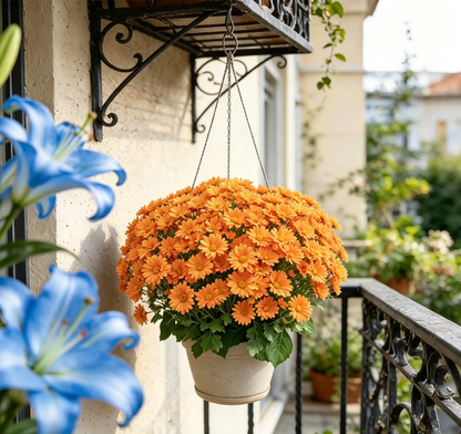🔥 50% OFF Today Only 🔥 - Artificial Outdoor Mums Flowers - UV resistant, Waterproof, Windproof🌼