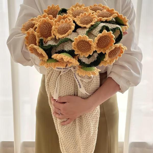 🔥Flash Sale 49% OFF - Premium Rose/Sunflower Bouquet Blanket