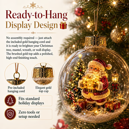 Glowing Christmas Diorama Ornament