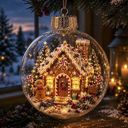 Glowing Christmas Diorama Ornament