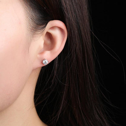 🔥70% OFF Today Only!🔥Classic 4-Prong Moissanite Earrings