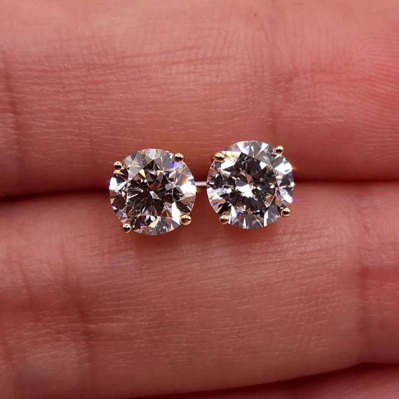 🔥70% OFF Today Only!🔥Classic 4-Prong Moissanite Earrings