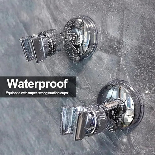 Adjustable Shower Head Holders Removable Suction Cup Shower Head Bracket No Drill Shower Head Bracket