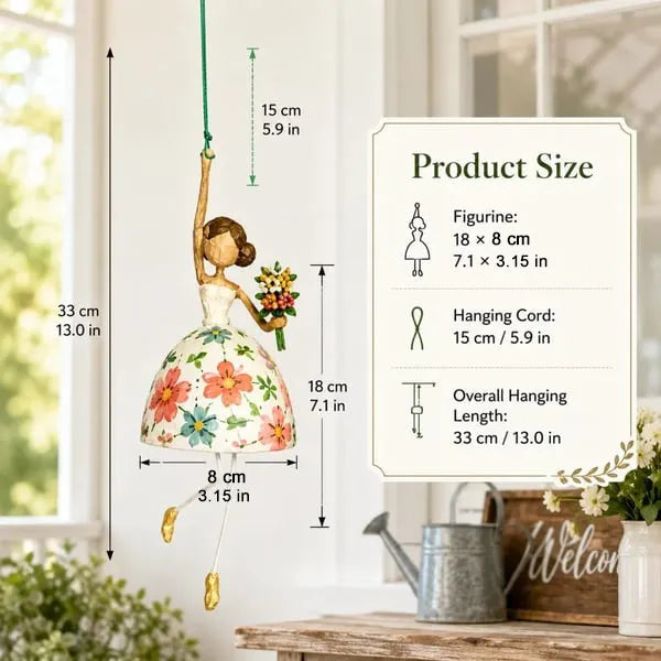 💃Last Day Sale 49% OFF🌸 Let Your Space Dance — Whimsical Dancing Lady Hanging Ornament