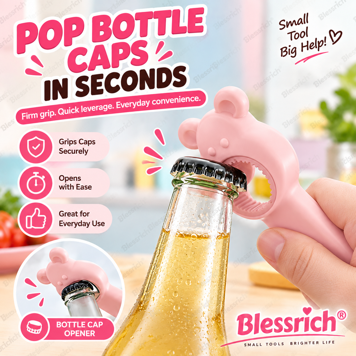 🔥39% OFF 🐻Opener Bear 4-in-1Jar & Bottle
