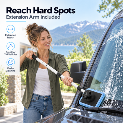 Dual Magnetic CarWindshield Cleaner | Streak-Free Auto Glass Cleaning Kit