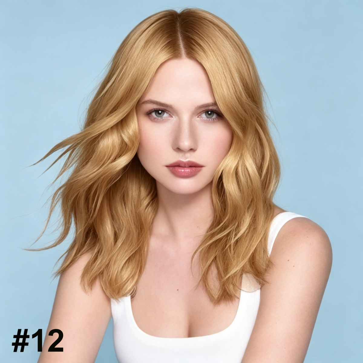 💯Seamless Injected Hand-Tied Invisible Tape In Hair Extension -- 100% VIRGIN HUMAN HAIR(10 Pieces )