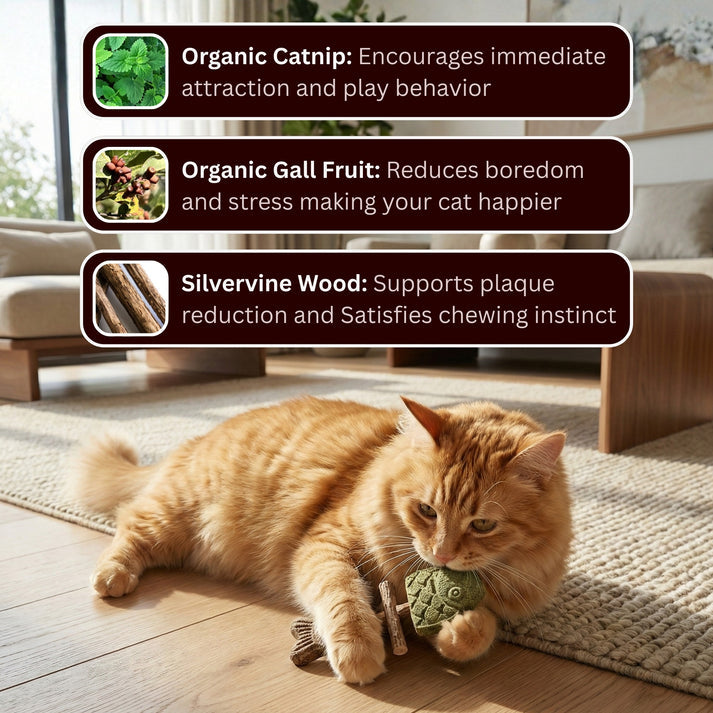 Day Sale 50% OFF - Catnip & Silvervine Chew