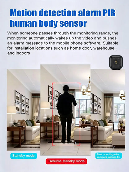 W03 Smart WiFi Security Camera – 1080P HD, Night Vision, Motion Detection, Low Power