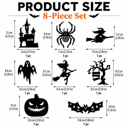 Halloween LED Silhouette Wall Stopers Battery Powerered