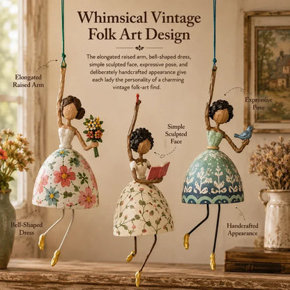 💃Last Day Sale 49% OFF🌸 Let Your Space Dance — Whimsical Dancing Lady Hanging Ornament