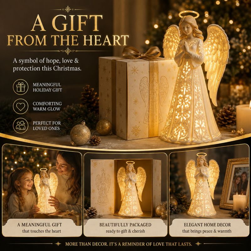 50% OFF✨Angel Christmas Guardian Light – A Symbol of Hope, Love & Protection