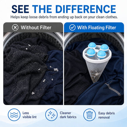 Floating Lint & Hair Catcher（3pcs）