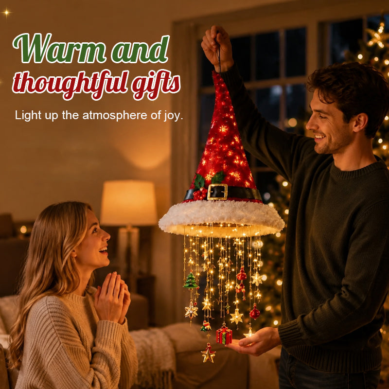 🎄✨ Christmas Hat Pendant Light