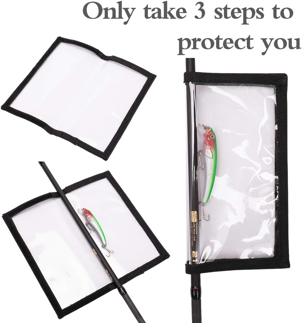 🎣Durable Clear PVC Lure Covers
