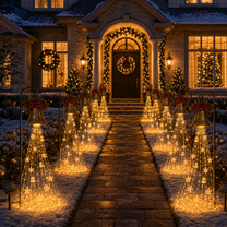 Christmas Bell CascadeSolar Yard Light